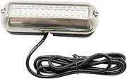 Yardwe Led Yacht Underwater Light 39 Bright Lights Waterproof Stainless Steel for Marine Decor