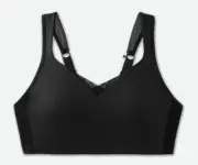 Brooks® Women's 38DD Drive Convertible Run Bra in Black
