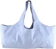 Canvas Large Capacity Handbag Portable Gym Bag for Outdoor Activities Black Grey (Gray)