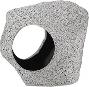 Parliky Decorative Fish Tank Cave Shelter Lifelike Aquarium Ornament for Aquascaping for Freshwater and Saltwater Fish Aquarium Decoration Light Grey Color