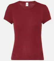 [Re/Done] Re/Done '90s Baby cotton jersey T-shirt AU 14 red