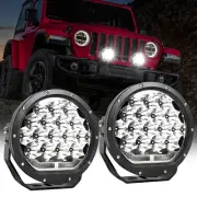 1Pc/Pair 7inch OSRAM Round LED Driving Lights Spotlights Offroad +DRL 1Lux@1200M