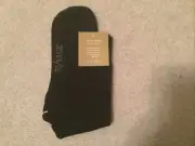 Black Tuxedo Socks, Generation Tux. Size 6.5-12. 1 Pair. Solid Black