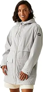 [REGATTA] Womens/Ladies Navaeh Linear Waterproof Jacket (UK Size: 26 UK) (Drizzle)