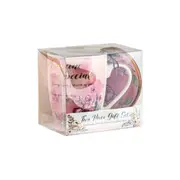 Someone Special Ceramic 350ml Tea/Coffee Mug w/ Coaster Drinkware Set Pink