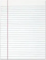 Tops The Legal Pad Glue Pads, Legal/Wide, 8 1/2 x 11, White, 50 Sheets, Dozen