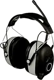 3M WorkTunes Connect Plus AM/FM Hearing Protector with Bluetooth Technology, Ear protection for Mowing, Snowblowing, Construction, Work Shops