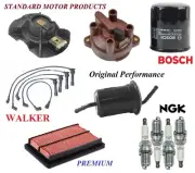 Tune Up Kit Filters Cap Wire Spark Plugs For MAZDA PROTEGE L4 1.8L 1995-1998 (for: Mazda)