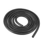 Foam Rubber Seal Weather Strip 4mm Diameter 1 Meter Long Black
