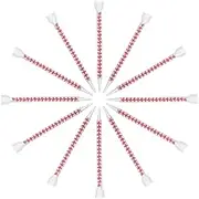 CANIGHT 12pcs Long Spiral Caulk Nozzle Tips Reusable Epoxy Resin Mixing Tube for Tile Gap Filling Lightweight Applicator Tool for DIY Projects Easy to Clean and Low Maintenance