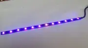 PURPLE 12 inch smd 5050 LED light strip. CUSTOM BLACK BACKGROUND STRIPS!