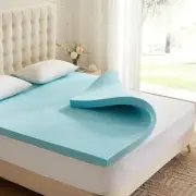 2 Inch Memory Foam Mattress Topper Twin, Mattress Pad Gel Infused Foam Bed To...