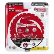 Diablo Circular Saw Blade Demo Demon 7.25"/184mm 24T Framing/Demolition 2608F03847