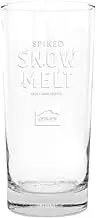 Upslope Brewing Company Spiked Snow Melt Glass, Clear Highball Tumbler - Full Case of 36
