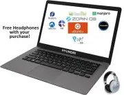 Hyundai 14.1" Intel 1.1-2.8GHz, 4GB 128GB Ubuntu/Linux+2nd OS Office*