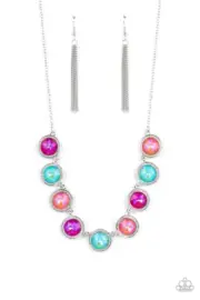 Paparazzi QUEEN OF THE COSMOS Orange Necklace NWT