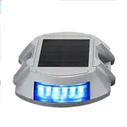 2X Solar Driveway Lights Deck Pathway Lights Solar Dock LED Light Safety Light Blue