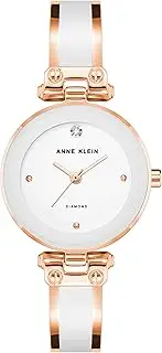 [Anne Klein] Women's Genuine Diamond Dial Bangle Watch