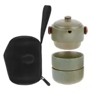 Teapot Set Thermal Mug Kettle Strainer Cups China Coffee Mugs