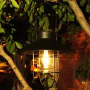 Solar Lantern Hanging Light LED Outdoor Water-Resistant Yard Patio Garden Decor Lamp