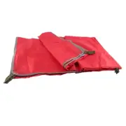 (3*4m Red)New Sand Sun Shade Sail Sunscreen Rectangle Polyester Awning