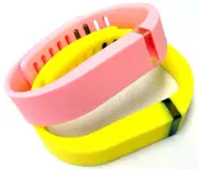 2 Small Combo Light Candy PINK, YELLOW for FitBit FLEX Wristband/Bracelet