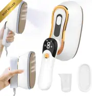 Garment Steamer Iron, 1200W LCD Screen, 2-in-1 Mini Handheld, Fast Heat-Up