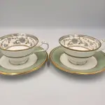 NORITAKE 日本製 骨瓷咖啡杯盤組
