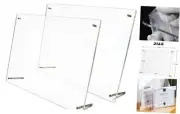 8.5 x 11 Acrylic Picture Frame 2Pack, Acrylic Photo Frame A4 Letter Size,