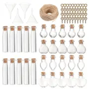 Storage Glass Bottles Cork Jar With Cork Lid Tiny Jar for DIY Gift Decor Crafts