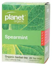 Planet Organics Spearmint Teabags | 25 tea bags