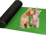 3Packs 12.8 x 40x1in Artificial Grass，Rug Realistic Indoor Outdoor Rug for Dogs, with Drain Holes, Fake Grass Dog Pet Turf Mat for Garden Lawn Landscape Patios.