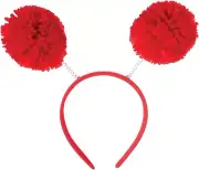 Pom Pom Headbopper Fancy Dress Up Halloween Adult Costume Accessory 3 COLORS