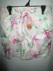 Ladies Peter Alexander long floral shorts Size M NWT Pink