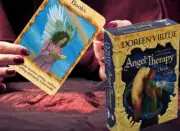 English Version 44 Pcs Angel Therapy Oracle Cards Tarot Cards Deck Board Game