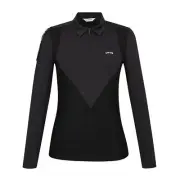 Genuine PING Womens Mesh Patch Collar Long Sleeve T-Shirt