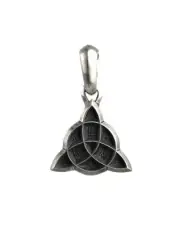 DAVID YURMAN STERLING SILVER 18 mm CELTIC KNOT AMULET ENHANCER 66P NEW BOX