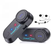 Bluetooth Motorcycle Intercom Helmet Headset Headphone FM Music Sharing Helmet