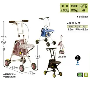 【老人當家】【幸和製作所】輕巧購物助步車