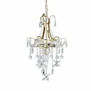 Telbix Sienna 31 Crystal Pendant Light Gold