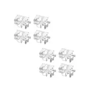 4 Pieces Soft Tube Fixture Holder Clear for Water Pipe Inlet Outlet Pipe Holders