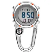 Clip on Carabiner Digital Watch Luminous Sports Watches Carabiner Watch for8327