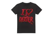 Dexter Mens I Heart Dexter T-Shirt (Black) - UTTV7102