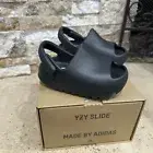 ADIDAS YEEZY SLIDE ONYX INFANTS HQ4118 SIZE 7K TODDLERS "NEW IN BOX "