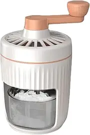 [Generic] Manual Ice Shaver, Snow Cone Machine, Hand Ice Crusher, Stainless Steel Ice Shaver Machine, Portable Multifunctional Meat Grinder, Detachable for Apartment, Home, Parties, Celebrations