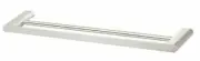 Oliveri MADRID DOUBLE TOWEL RAIL Rounded Edge BRUSHED NICKEL- 650mm Or 800mm