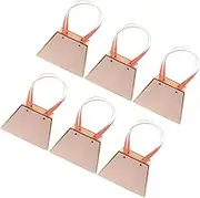 Anneome 6pcs Flower Box Loot Bags Party Bags Drawstring Bags Canvas Tote Bag Reusable Bags Canvas Bag Tote Bags Clear Bags Boxes Packaging Bags Package Bags Flower Bouquet Paper