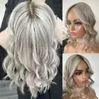 Human Hair Wig 13x4 Lace Frontal Wigs for Women Ash Blonde Light Honey Highlight