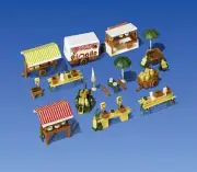 Faller Market Stalls and Carts Building Kit III N Gauge 272533