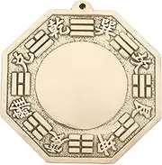 Veemoon Chinese Bagua Mirror Feng Shui Protection Against Negative Positive Harmful Energy 8. 3cm One Convex Mirror Ornament for Home Office Yard